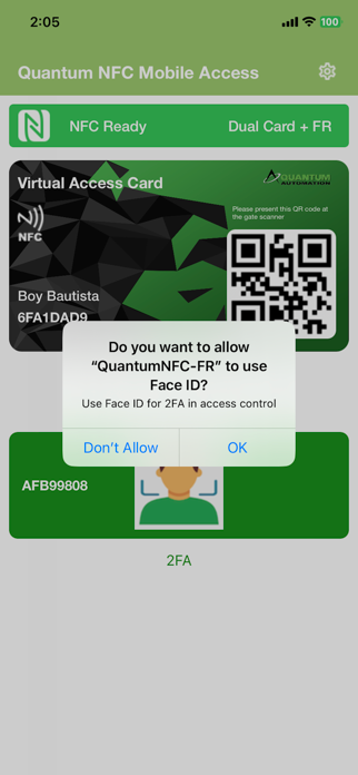 QA-NFCMobileAccess Screenshot 8 of 10