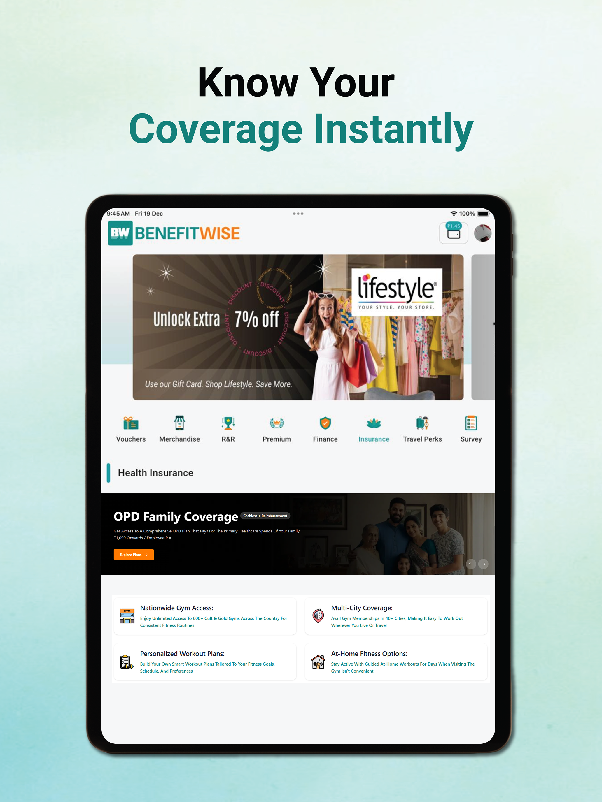 Benefitwise: Employee Rewards