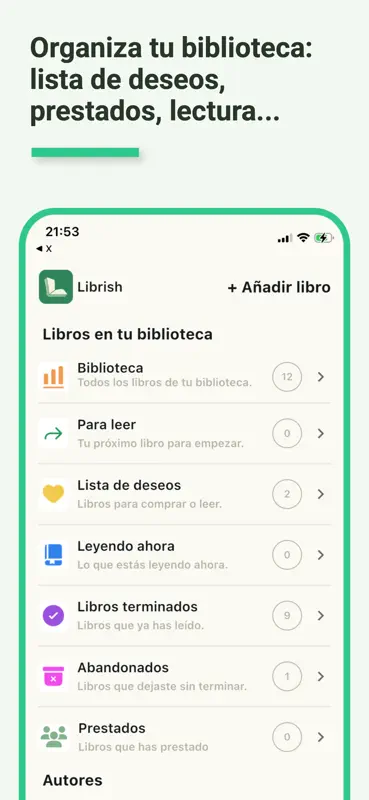 Librish: libros y lecturas screenshot 5 of 7