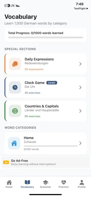 Easy Deutsch app screenshot 2
