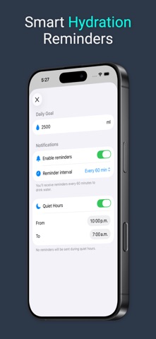 Simple Water: Water tracker Screenshot 2 of 5