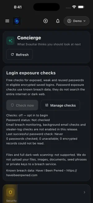 SVaultAI: Digital Vault screenshot 4