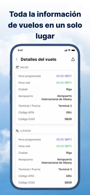 FlightSky: Rastreo de Vuelos iPhone screenshot 6