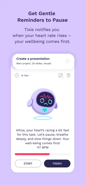 Tixie: To-do List & Heart Rate screenshot 4