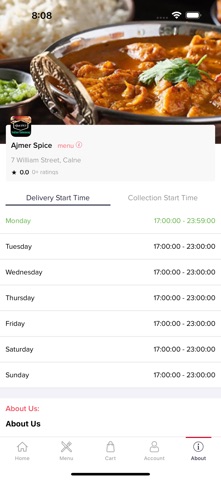 Ajmer Spice screenshot
