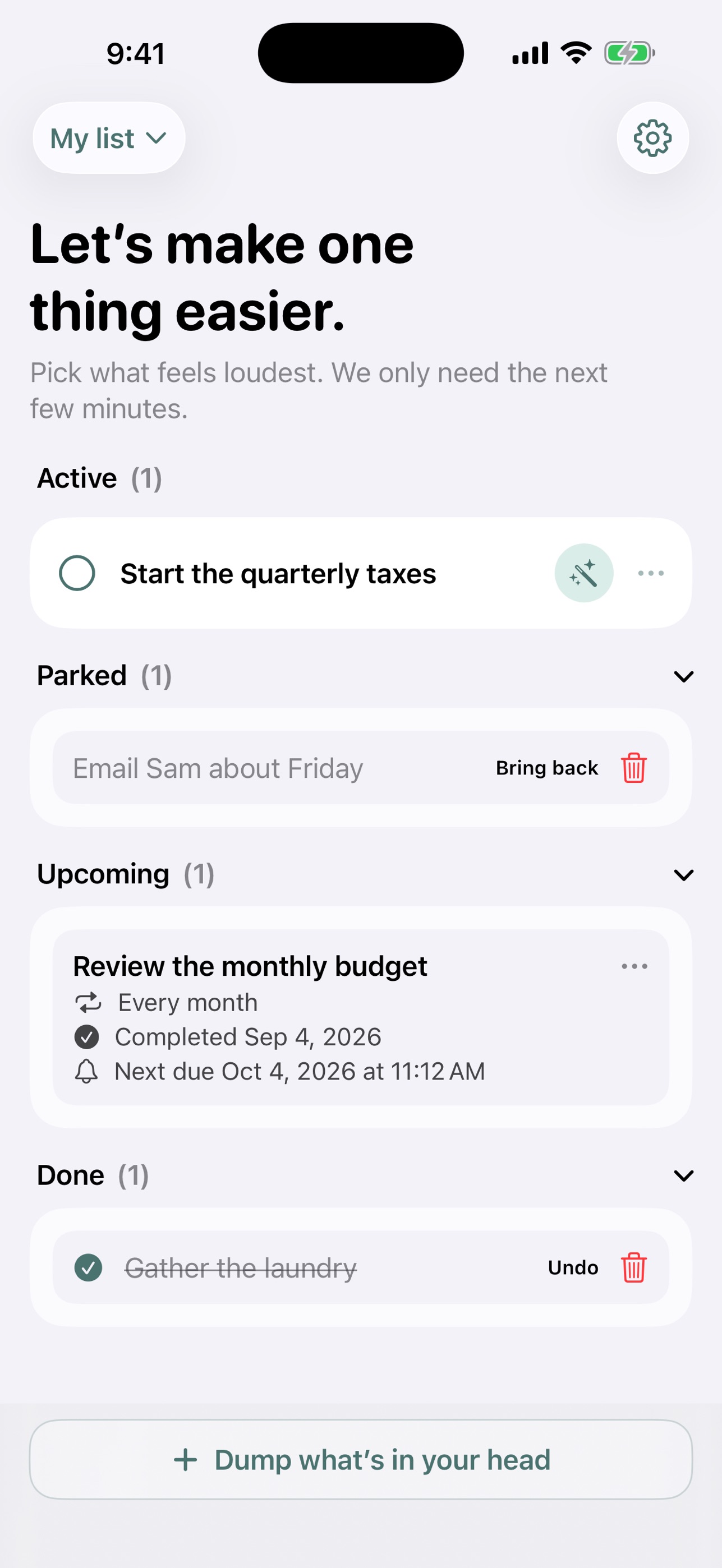 Screenshot 7 of Task Dump