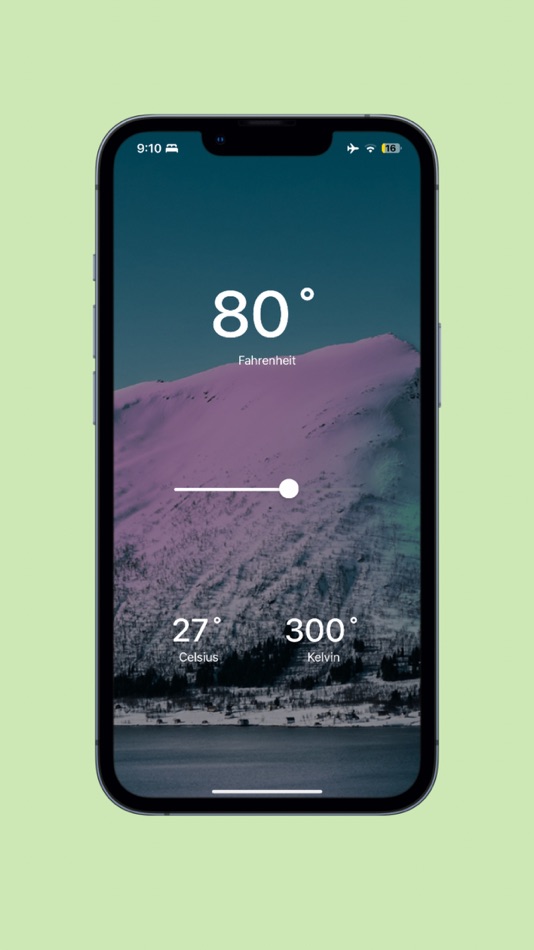 Fahrenheit to Celsius Kelvin (iOS) Podle: Cesar Ibarra Fahrenheit to Celsius Kelvin (iOS) Podle: Cesar Ibarra