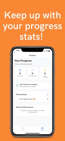 AI Fitness Coach iPhone screenshot