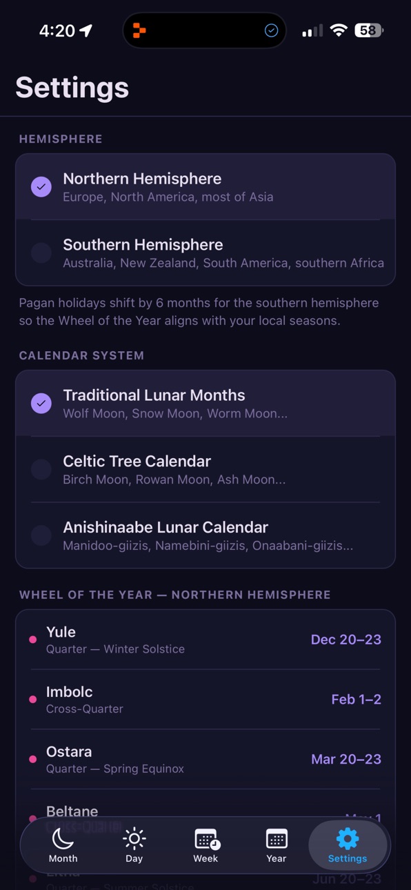 iPhone screenshot
