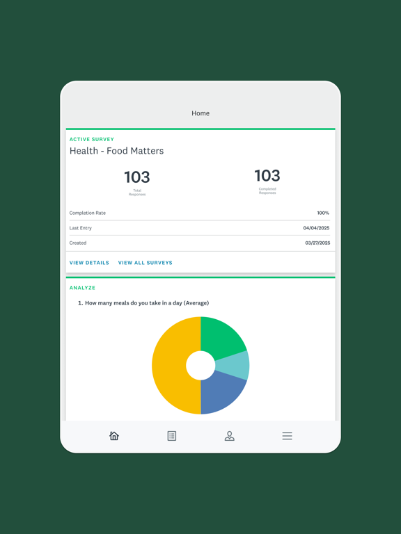 SurveyMonkey iPad screenshot 7 - Productivity app