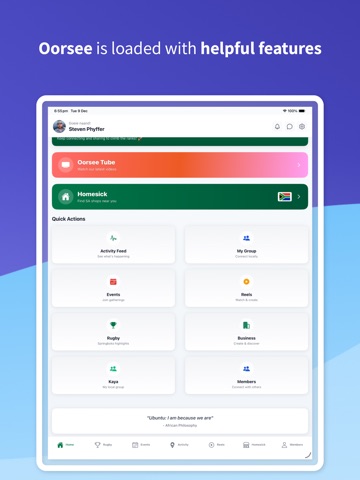 Oorsee iPad screenshot
