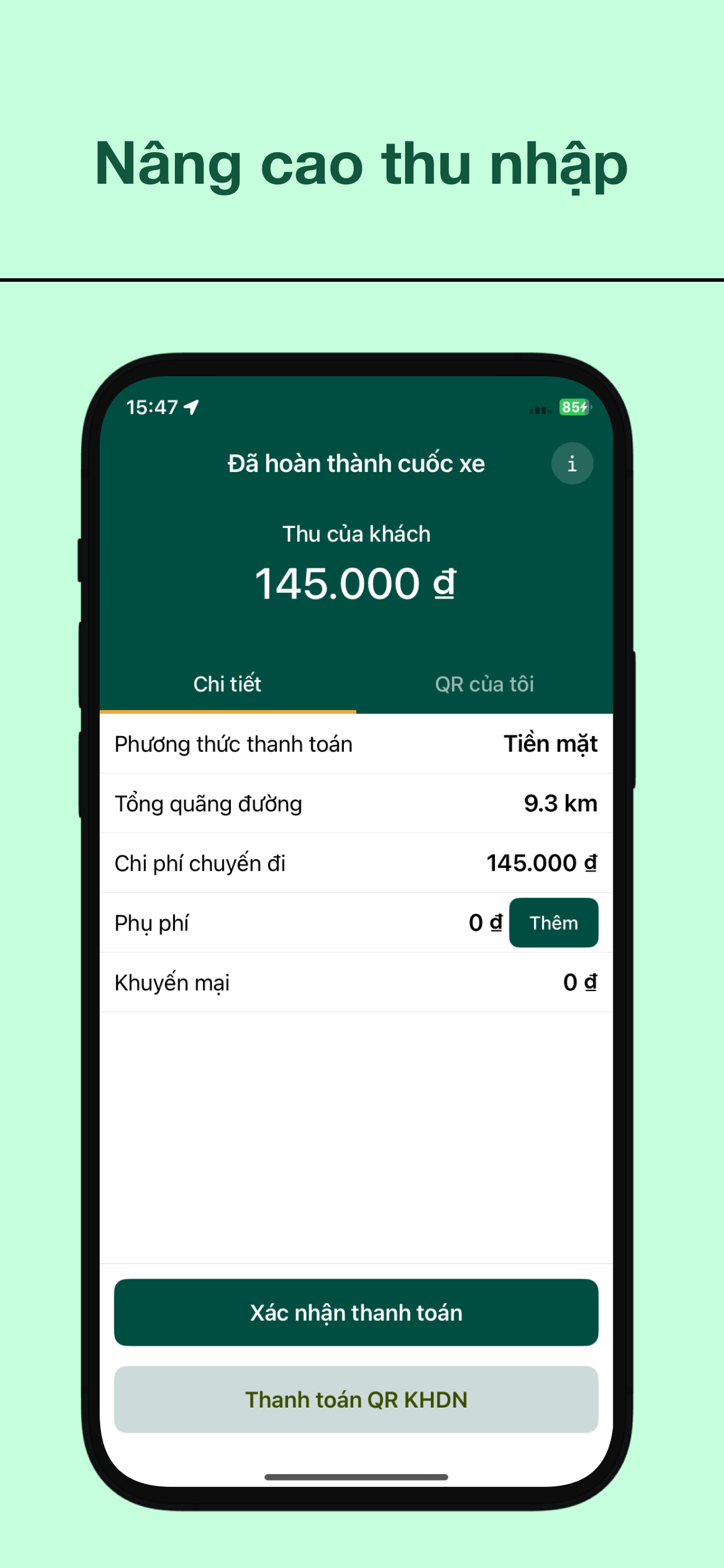 Tài Xế XanhGo screenshot 5