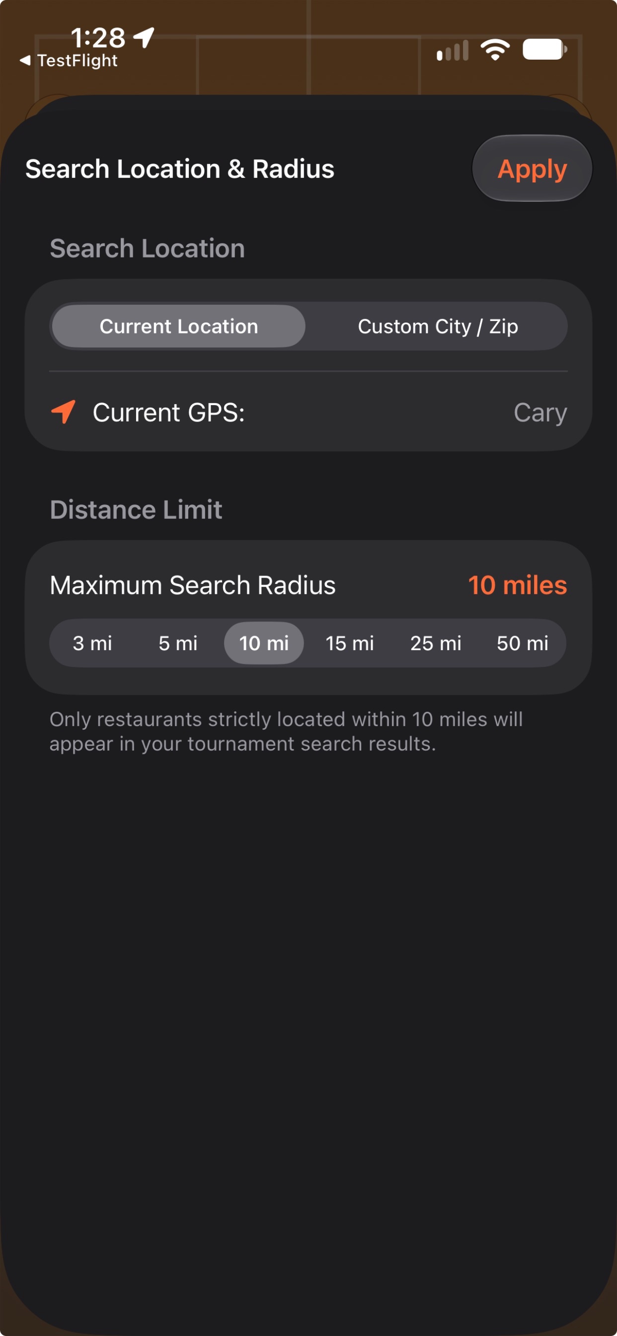 Screenshot 6 of DinnerBracket