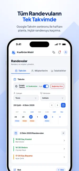 Kuaförüm Mobil screenshot 1