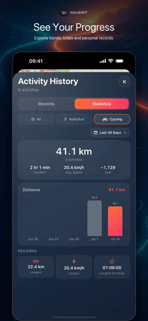 WalkerFit Tracker screenshot 2
