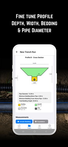 Trench Calculator screenshot