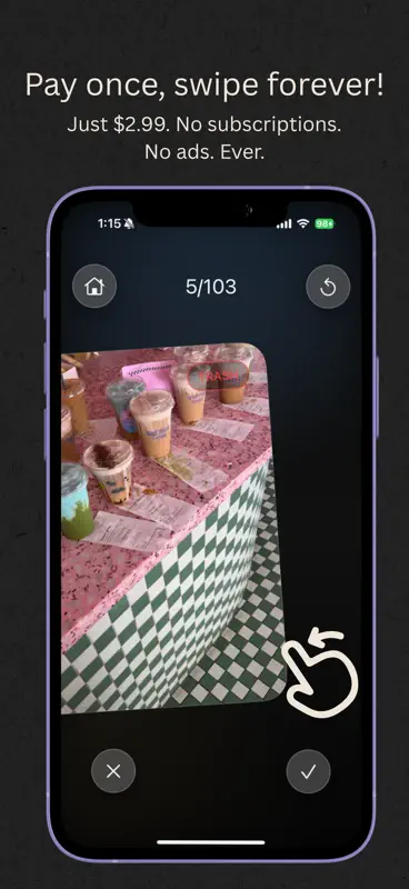Photo Toss: Swipe to Clean! screenshot 4 of 4