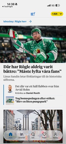 Helsingborgs Dagblad Screenshot 2 of 4