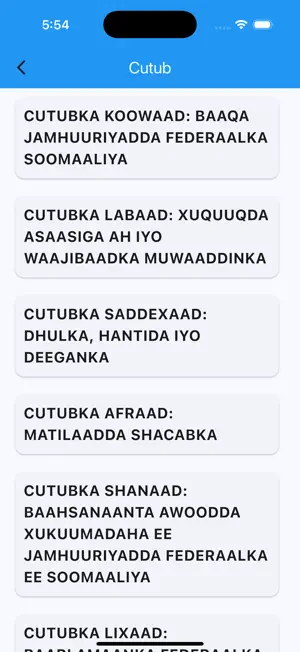 Dastuurka Soomaaliya screenshot 3