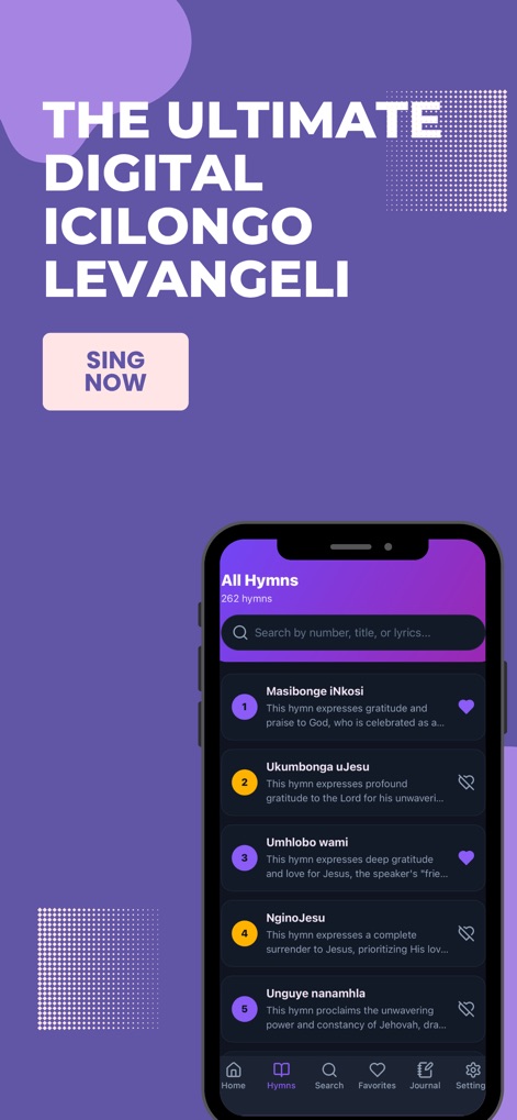 Icilongo Zulu Hymn Journal - Reference App | MWM