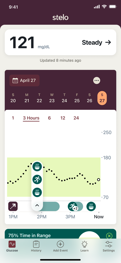 Stelo by Dexcom screenshot 1
