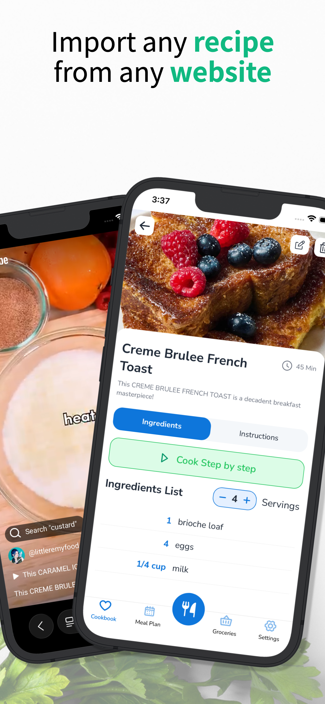 Forktastic:Recipe Management