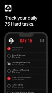 75 hard iPhone Captures Décran 1