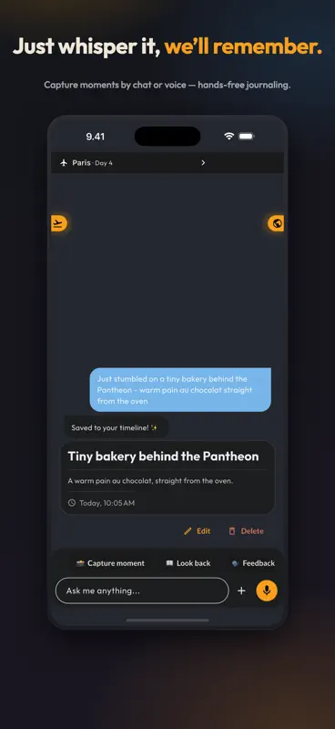 Triplium — AI Travel Journal screenshot 1 of 7