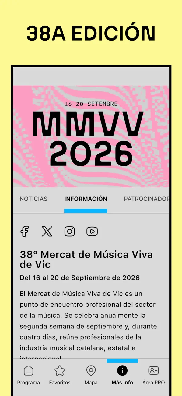 Screenshot #1 pour Mercat Música Viva Vic
