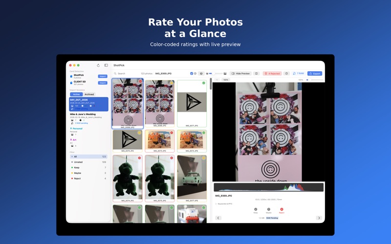 ShotPick - Easy Photo Culling screenshot