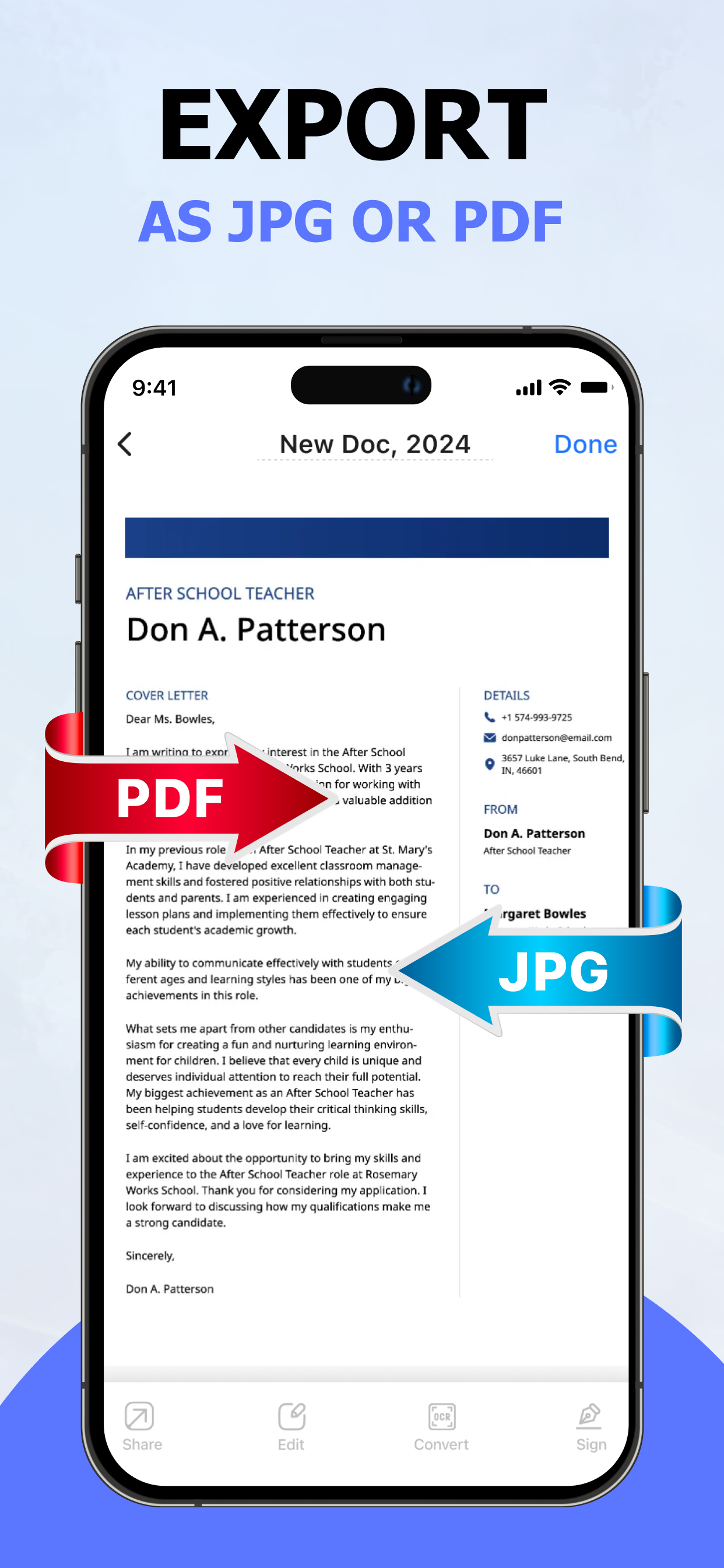 Photo Scanner: PDF Converter