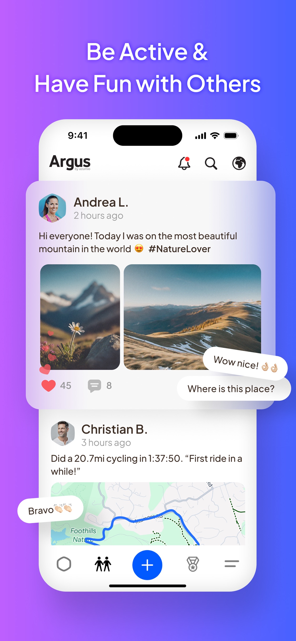 Be Active & Have Fun with Others