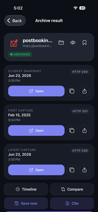 Wayback Archive Screenshot 3 of 9