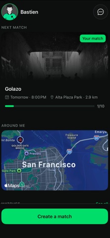 Grinta FC iPhone screenshot