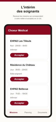 Choeur Médical iPhone screenshot