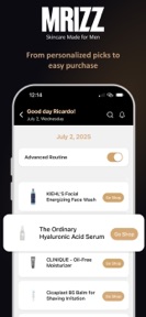 MRIZZ - Men’s Skincare screenshot
