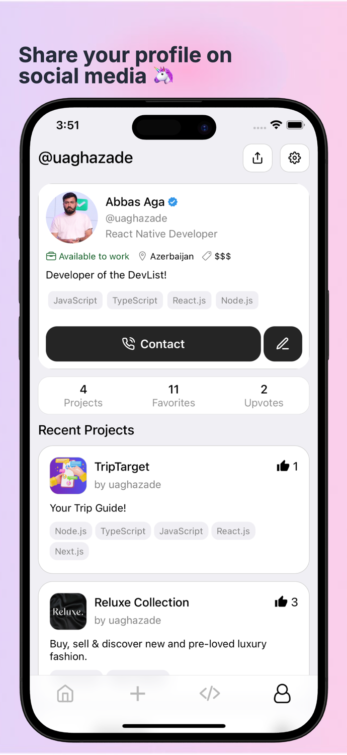DevList - Developer Directory