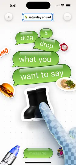 Captura de pantalla de Sugar - Chat Beyond The Bubble en iPhone 5