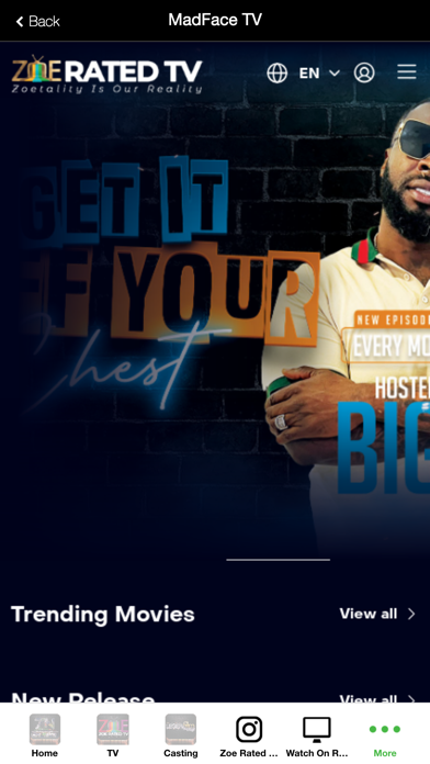 Zoe Nation iPhone screenshot 5 - Entertainment app