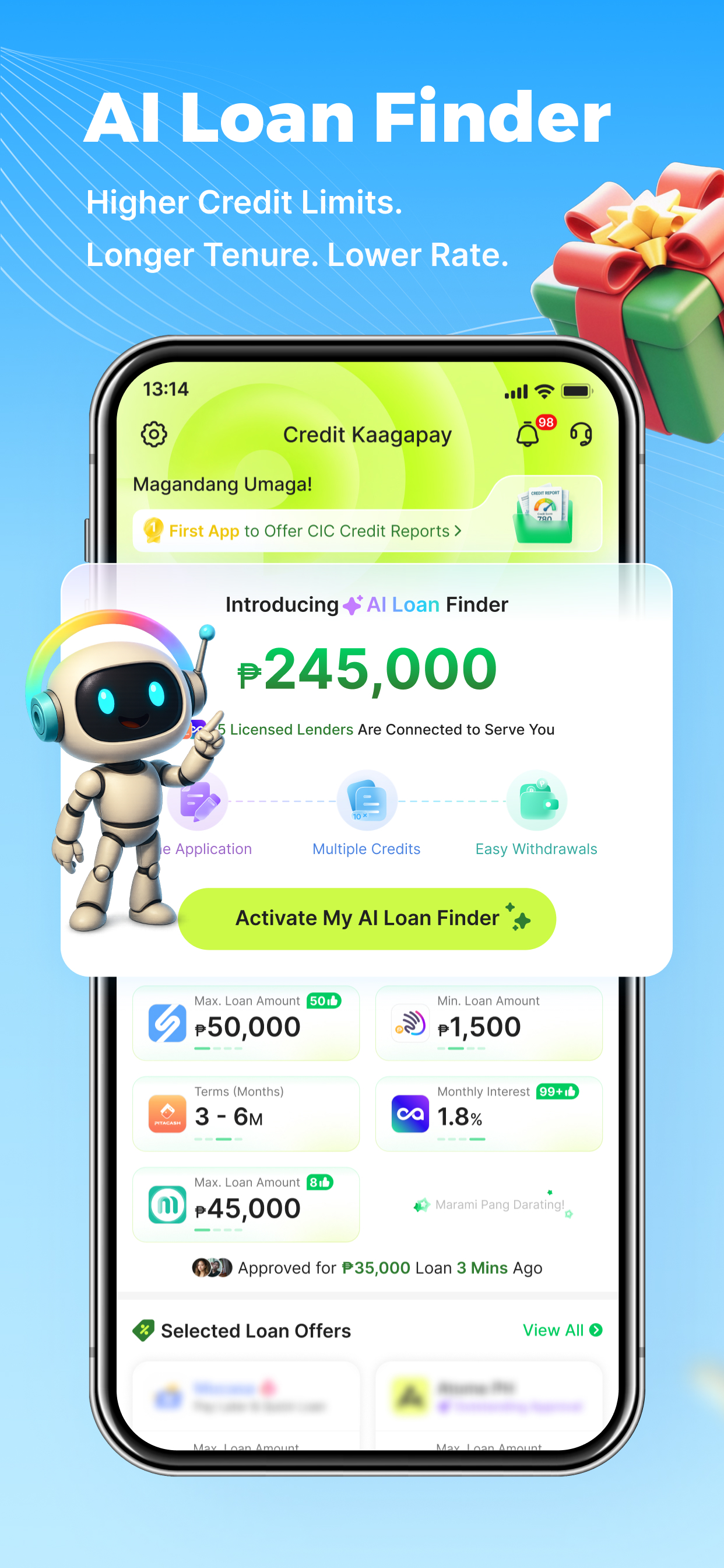 CreditKaagapay: AI Loan Finder