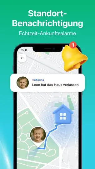 Screenshot von ISharing: Live Standort Teilen auf dem iPhone 5