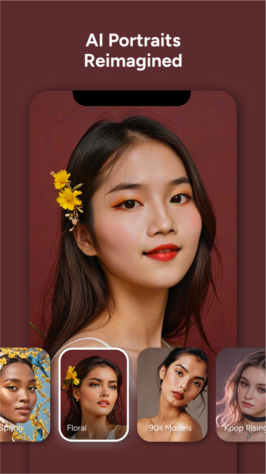 #2. Become -AI Portrait Filter (iOS) By: Cardinal Blue