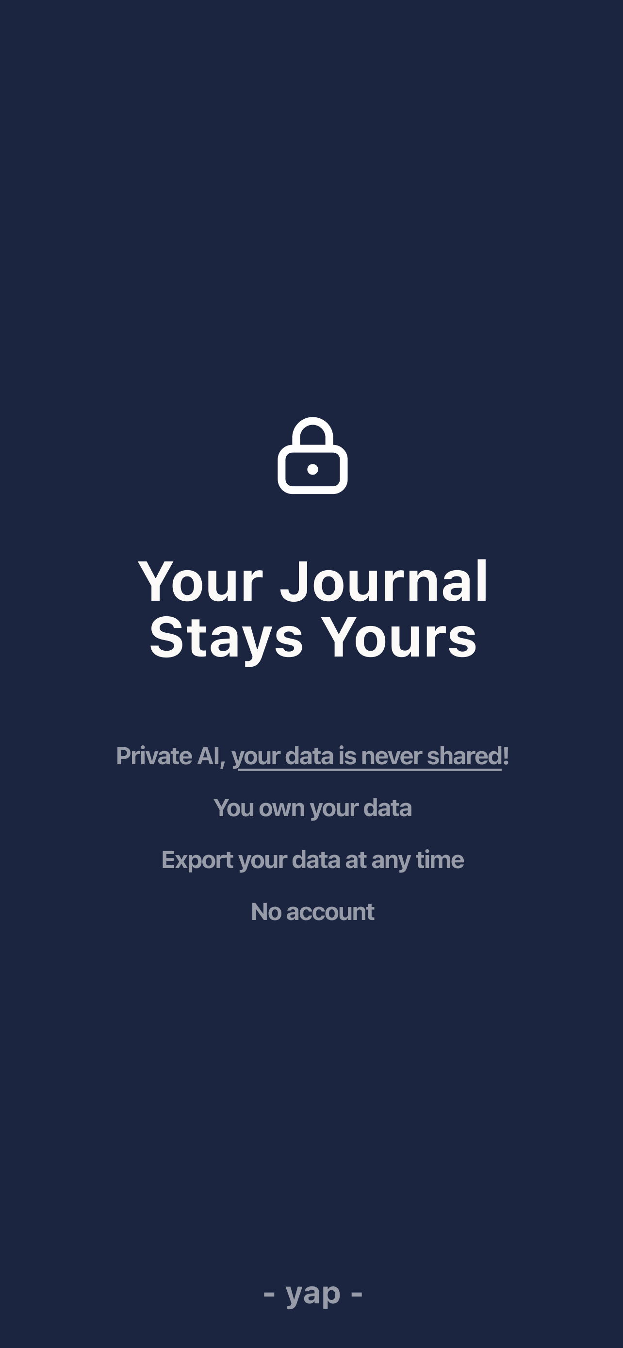 Yap - Voice Journal & Diary screenshot 6
