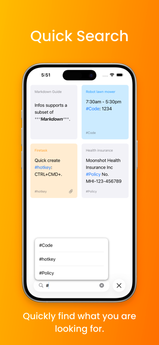 Infoplane: Short Notes Manager Screenshot 2 of 4