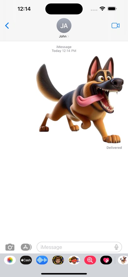 German Shepherd Panting