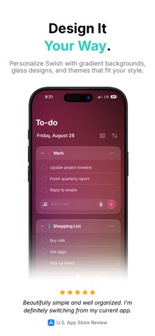 Swish: Simple Todo Folders Screenshot 7 of 7