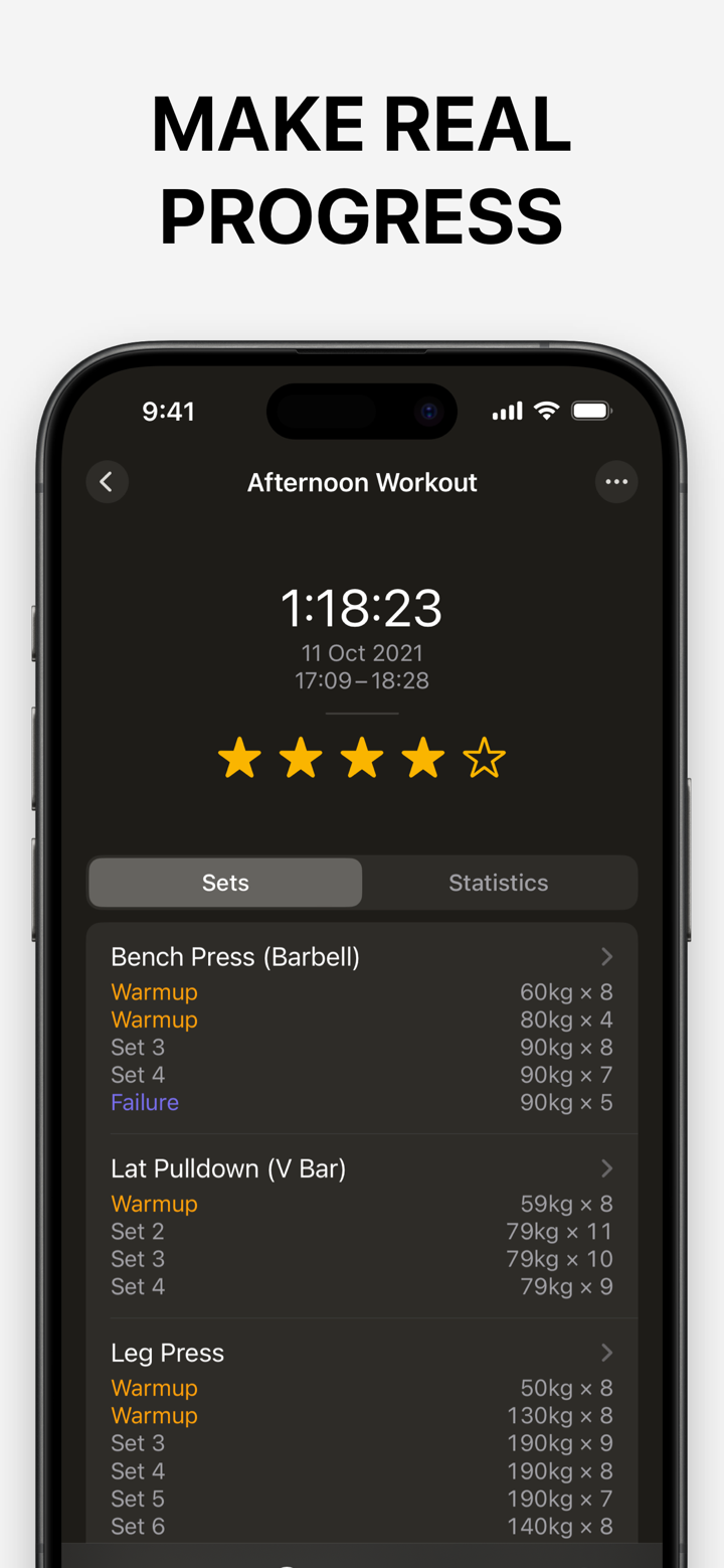 LiftMate Workout Tracker screenshot 5