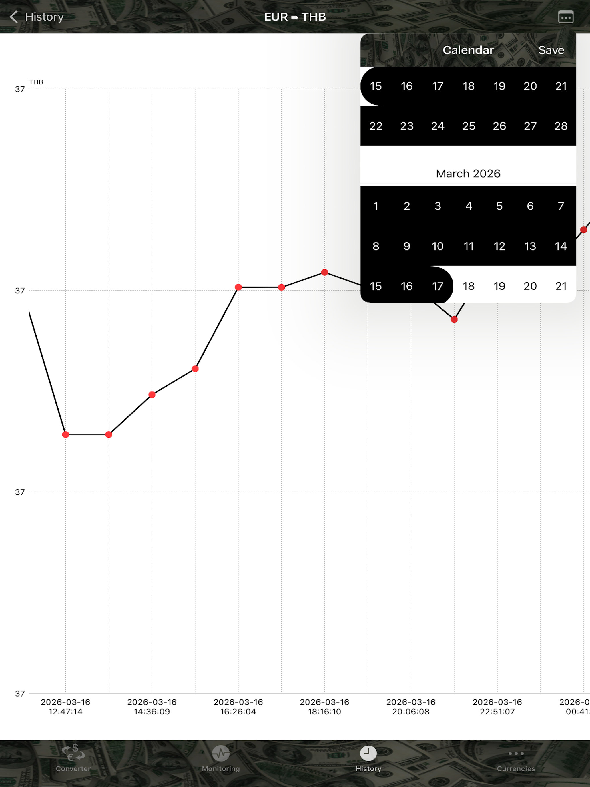 Currency Converter & Monitor screenshot 18