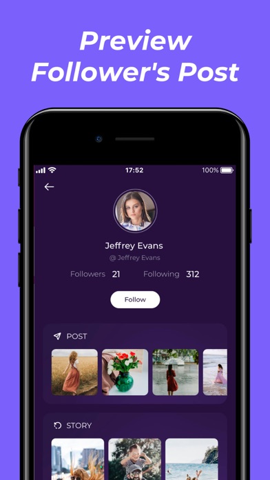 xFollower: Unfollowers Reports Screenshot