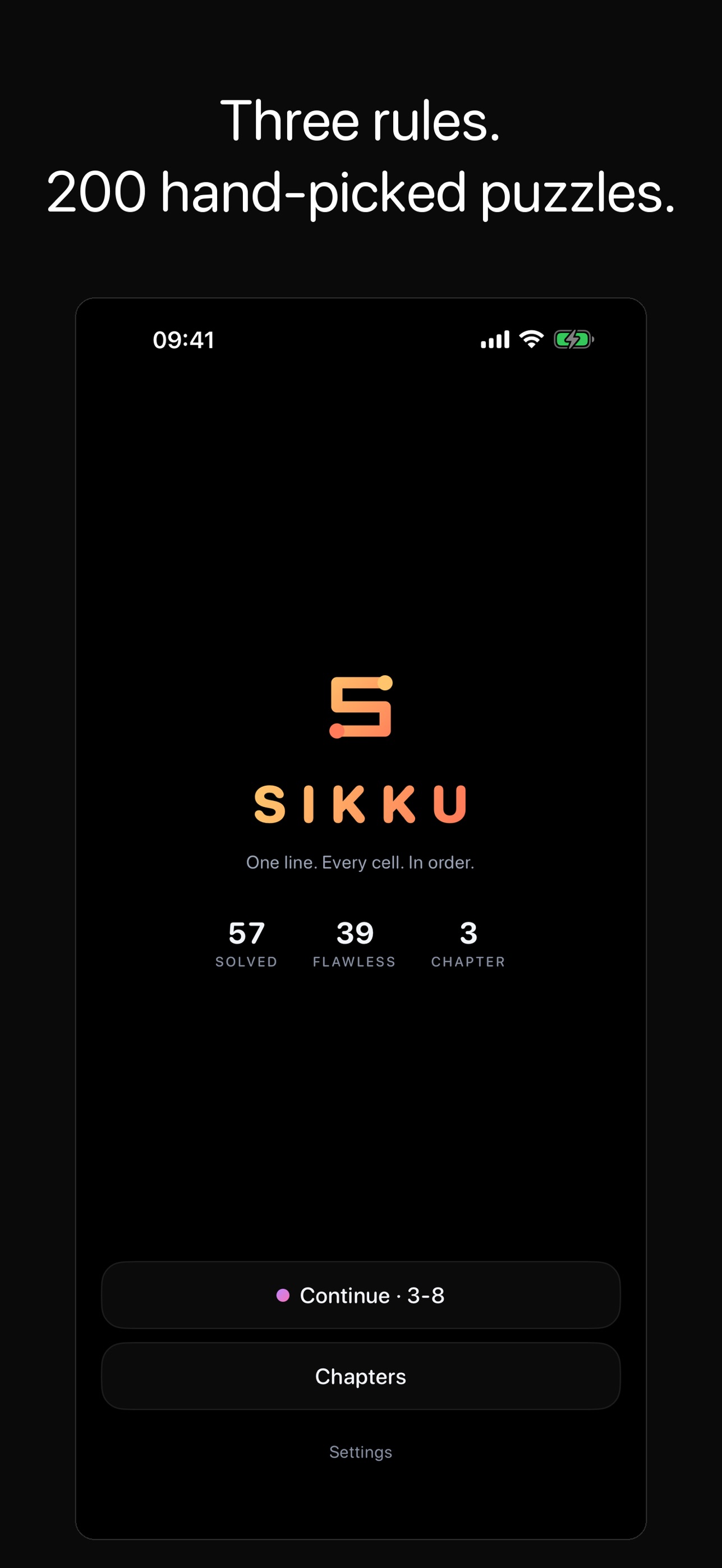 Screenshot 1 of Sikku: One Line